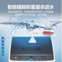 海尔（Haier）洗衣机全自动波轮8公斤家用租房神器宿舍节能健康桶自洁智能称重漂甩合一以旧换新Mate1